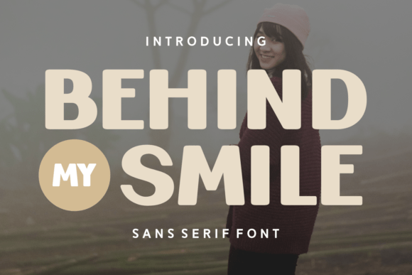 Behind My Smile Typeface for Modern Campaigns