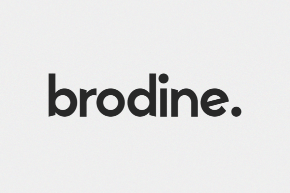 Brodine: A Modern Sans Serif Font for Digital Brands