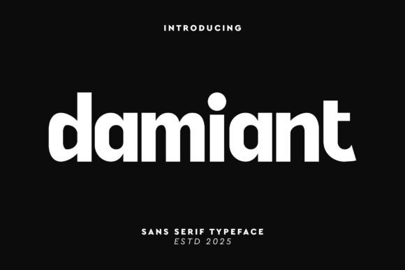 Damiant: A Modern Sans Serif Font for Campaigns