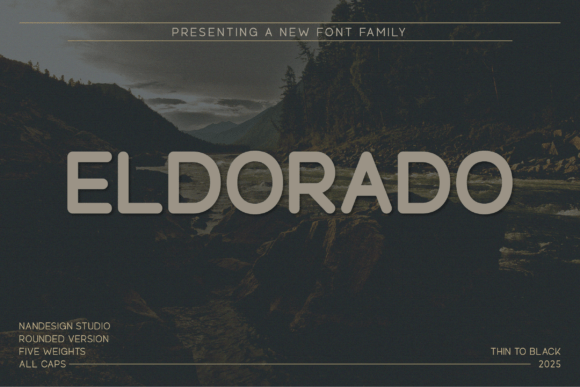 Eldorado Rounded Typeface for Editorial Design