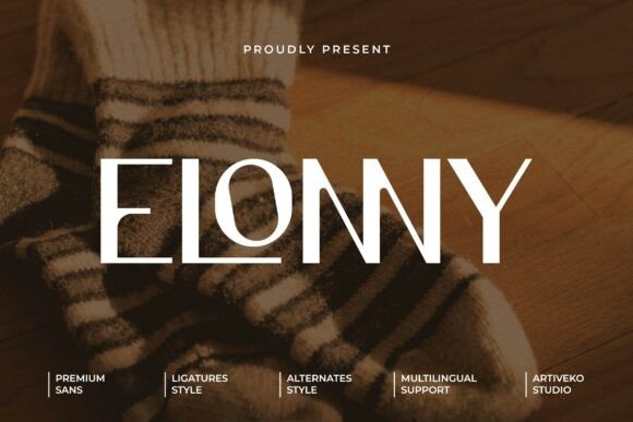 Elonny: A Clean Sans Serif Font for Makers