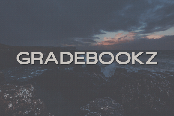 Gradebookz: A Bold Typeface for Modern Editors