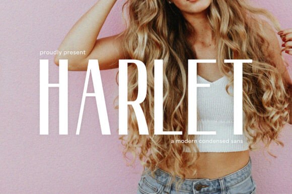 Harlet Typeface for Modern Business Branding
