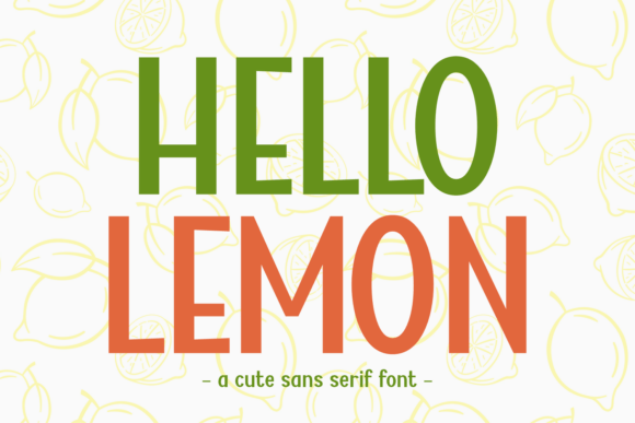 Hello Lemon: A Cheerful Typeface for Makers