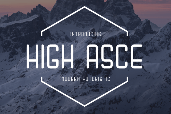 High Asce: A Modern Typeface for Elegant Branding