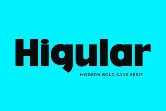 Higular: A Timeless Sans Serif Font for Web Design