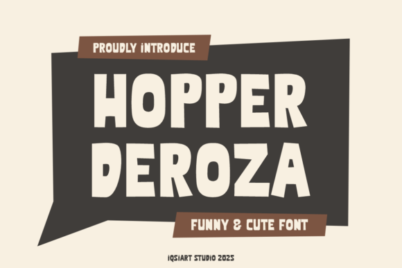 Hopper Deroza: The Bold Sans Serif Typeface for Marketers