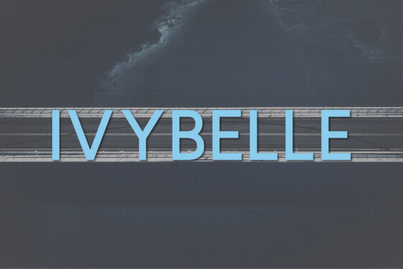 Ivybelle: The Modern Sans Serif Font for Crafters