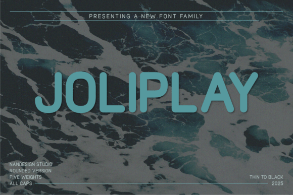 Joliplay Rounded: The Modern Typeface for Bold Campaigns