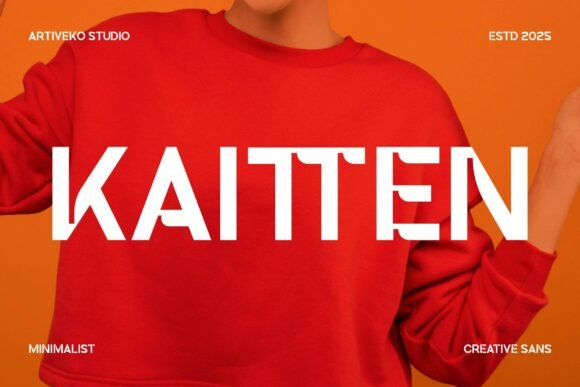 Kaitten: A Refined Sans Serif Typeface for Modern Web Design