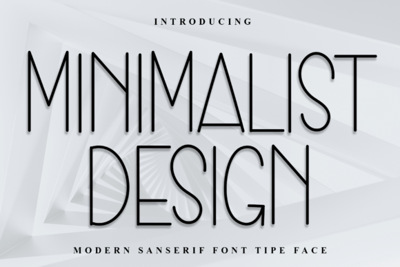 Minimalist Design Typeface for Modern Campaigns