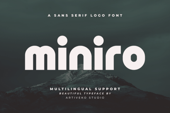 Miniro: A Refined Sans Serif Typeface for Modern Editorial Design