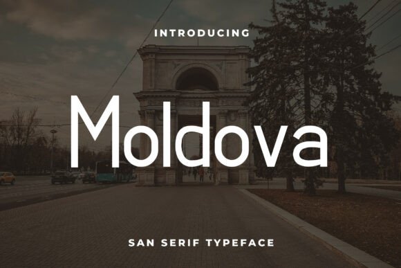 Moldova: A Vintage Sans Serif Typeface for Editorial Design