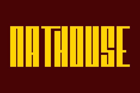 Nathouse: A Condensed Typeface for Modern Editors