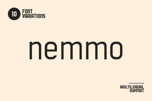Nemmo: The Clean Sans Serif Font for Modern Campaigns