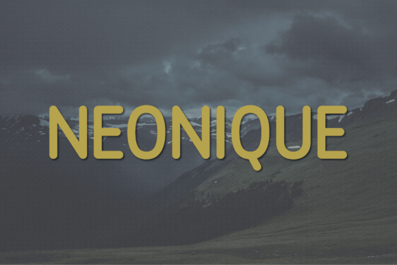 Neonique: The Bold Sans Serif Font for Modern Branding