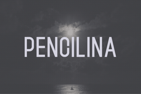 Pencilina: A Modern Sans Serif Typeface for Bold Editorial Design