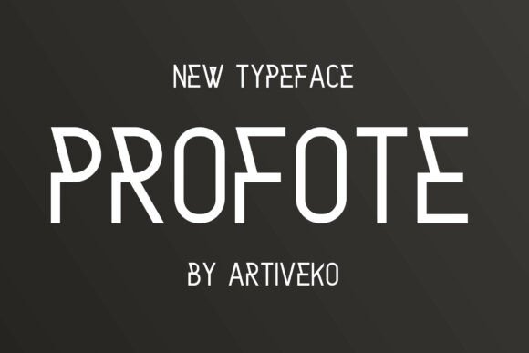 Profote: The Modern Sans Serif Typeface for Digital Brands