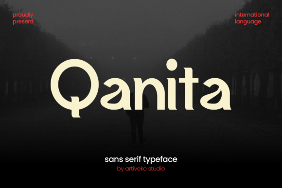 Qanita: A Modern Sans Serif Typeface for Digital Clarity