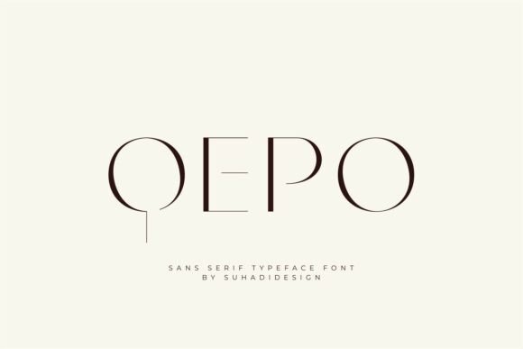Qepo Typeface for Modern Web Design