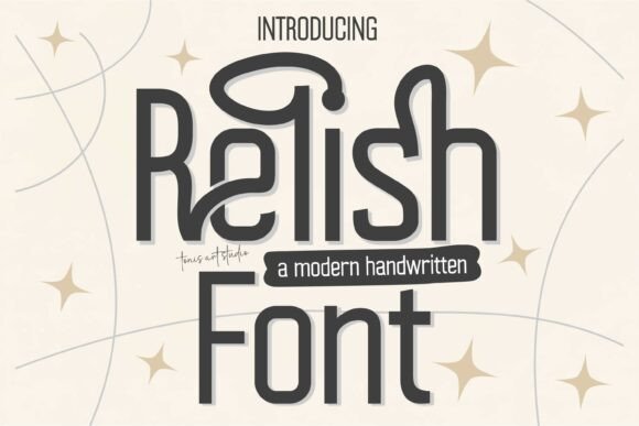 Relish: The Hand-Drawn Sans Serif Typeface for Brands