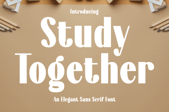 Study Together Font: A Modern Sans Serif for Designers
